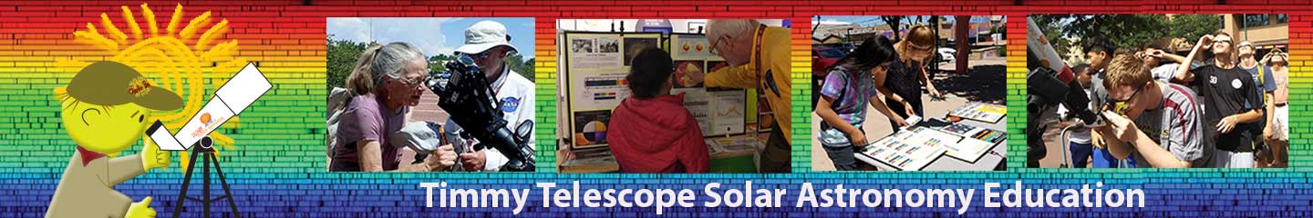 Timmy Telescope Solar Astronomy Education